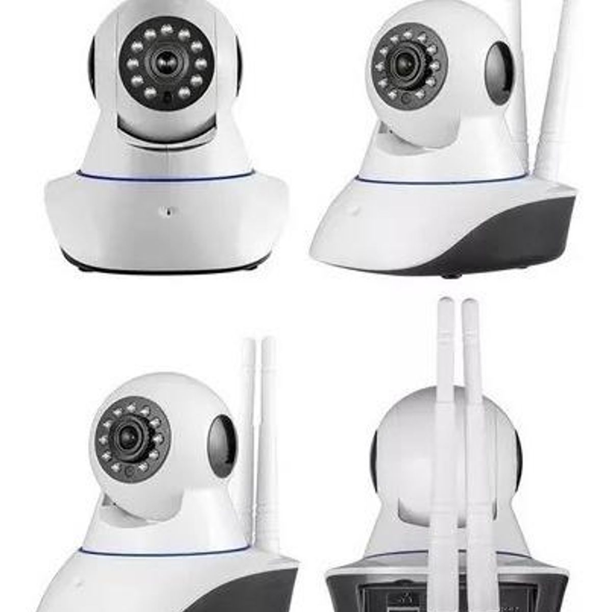 GENERICO - Cámara IP Wifi HD con Visión Nocturna y Rotación 360°