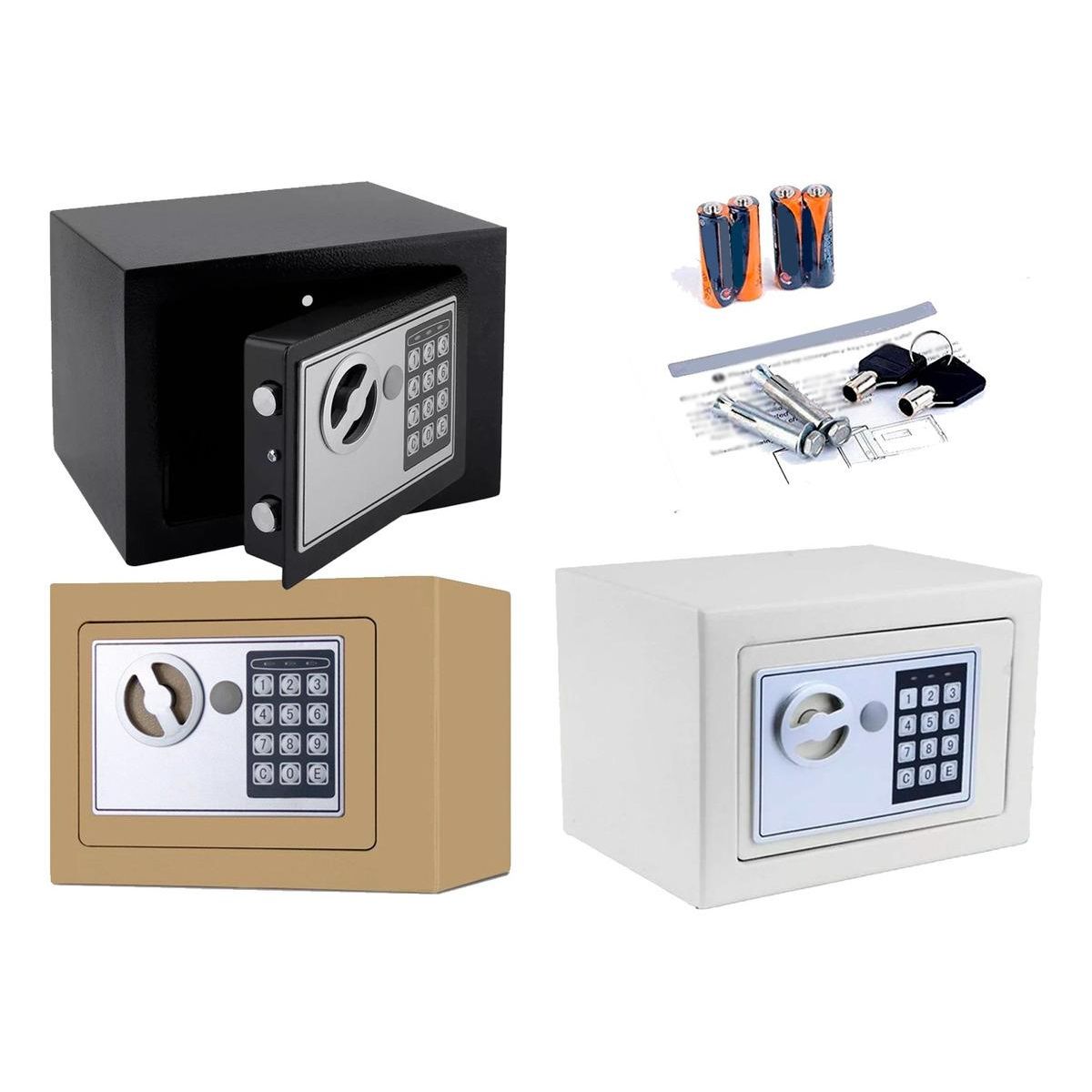 GENERICO - Caja Fuerte Digital para Anclar a la Pared - Seguridad Estrategica