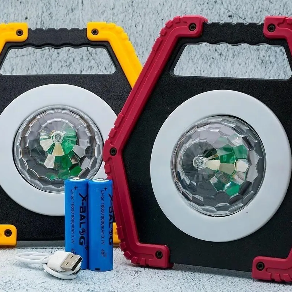 GENERICO - Lámpara Recargable LED para Camping Multicolor 100W