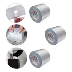 GENERICO - Pack de 3 Cintas Adhesivas Impermeables de Caucho Butílico 10cm x 10m