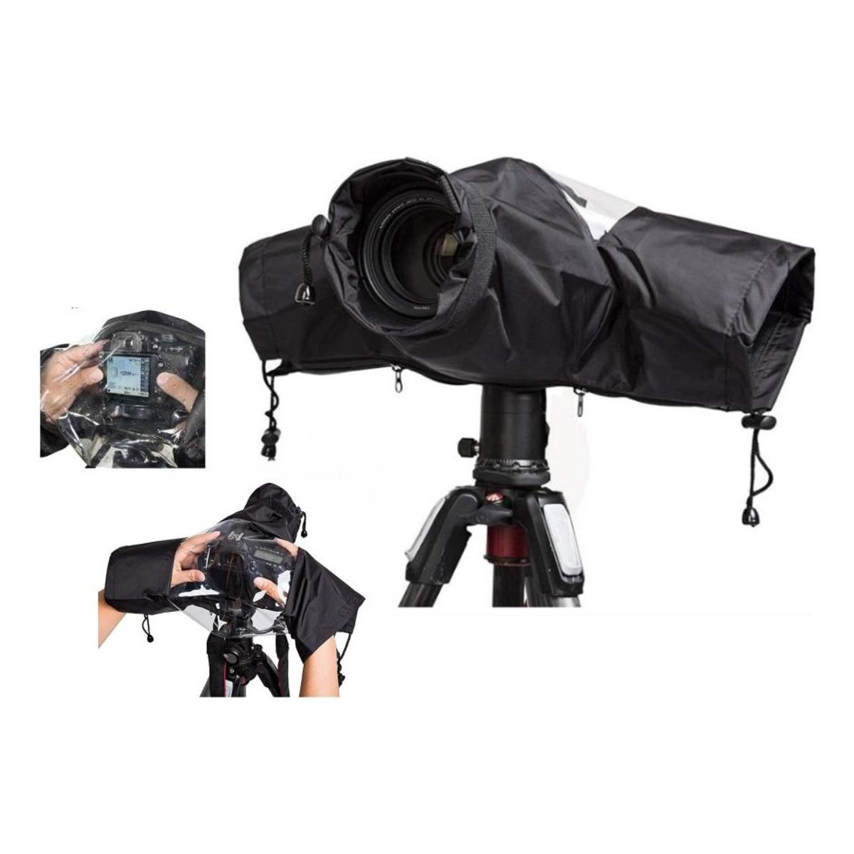 GENERICO - Funda Impermeable para Cámara DSLR con Acceso Ajustable