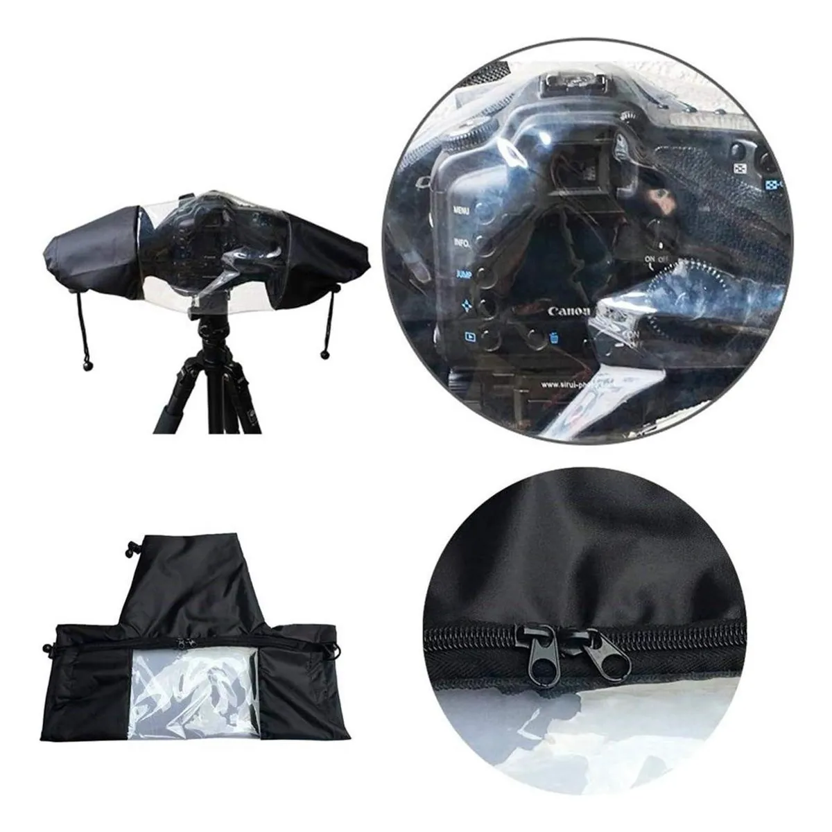 GENERICO - Funda Impermeable para Cámara DSLR con Acceso Ajustable