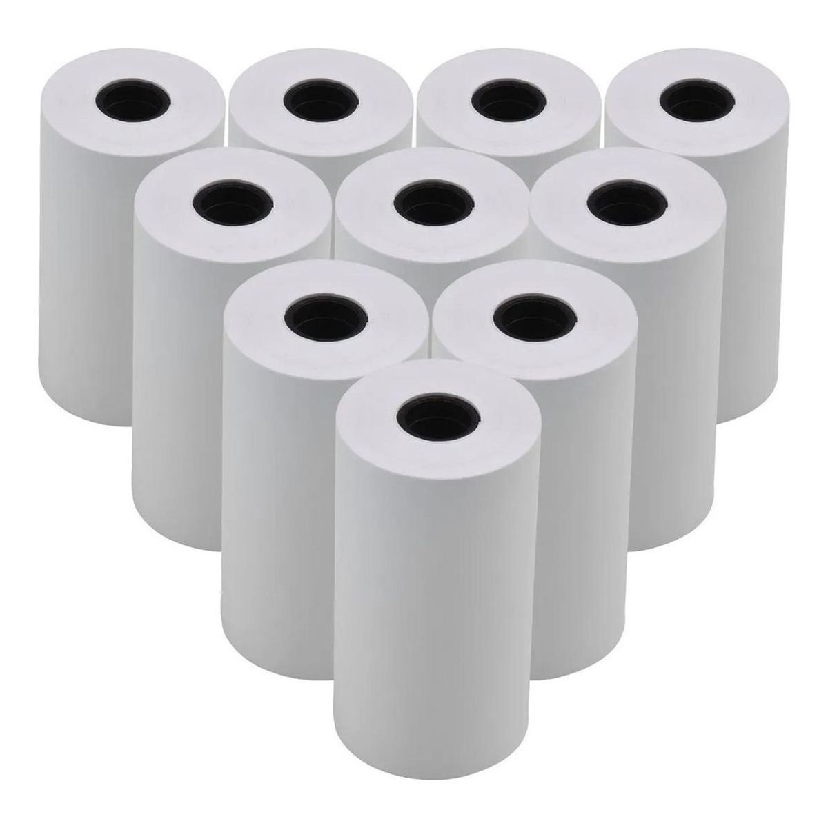 GENERICO - Pack de 50 Rollos de Papel Térmico Blanco 58mm x 40m