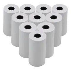 GENERICO - Pack de 50 Rollos de Papel Térmico Blanco 58mm x 40m