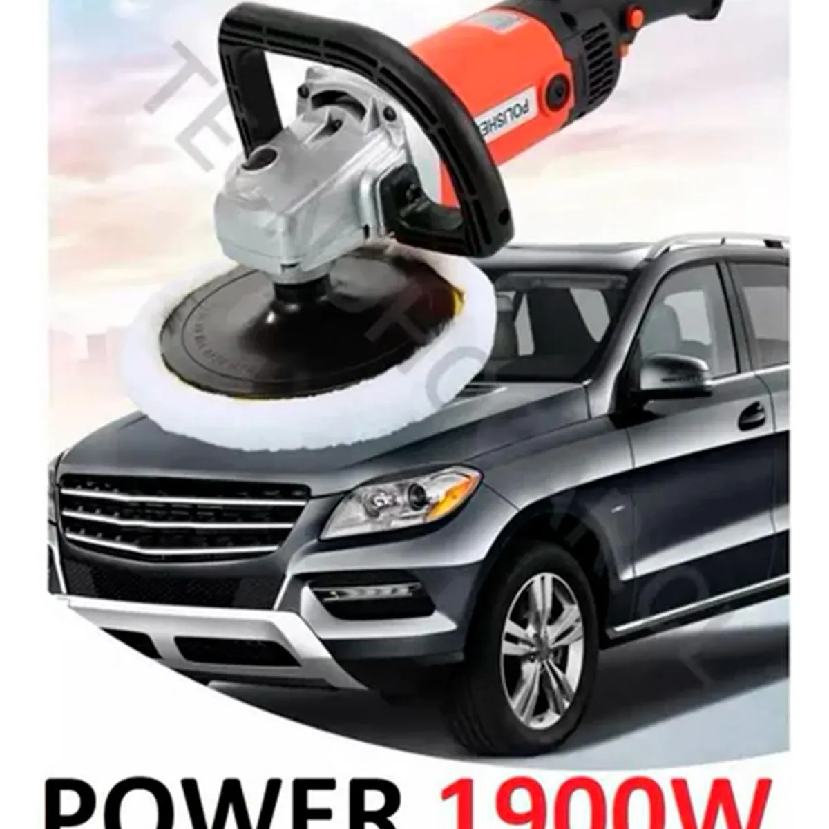 GENERICO - Pulidora Auto con Potencia Regulable y Múltiples Usos