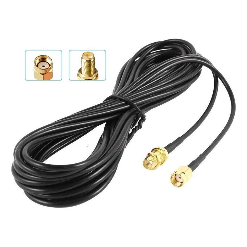 GENERICO - Cable Extensor Pigtail SMA RG174 Coaxial 10 Metros