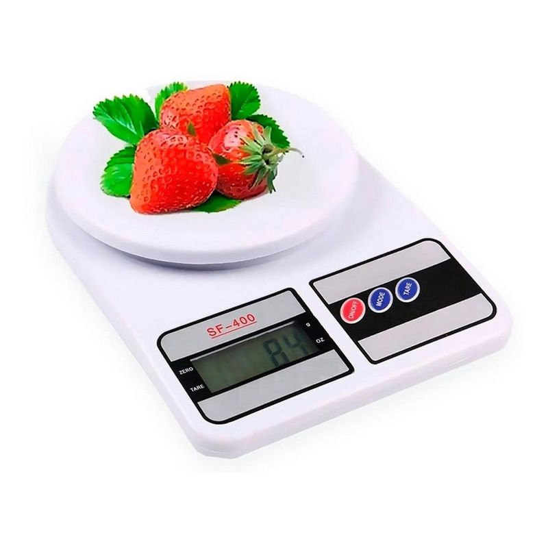 GENERICO - Balanza Digital de Cocina hasta 10kg con Función Tara.