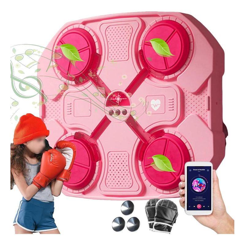 GENERICO - Máquina de Boxeo Musical Profesional con Pantalla Digital