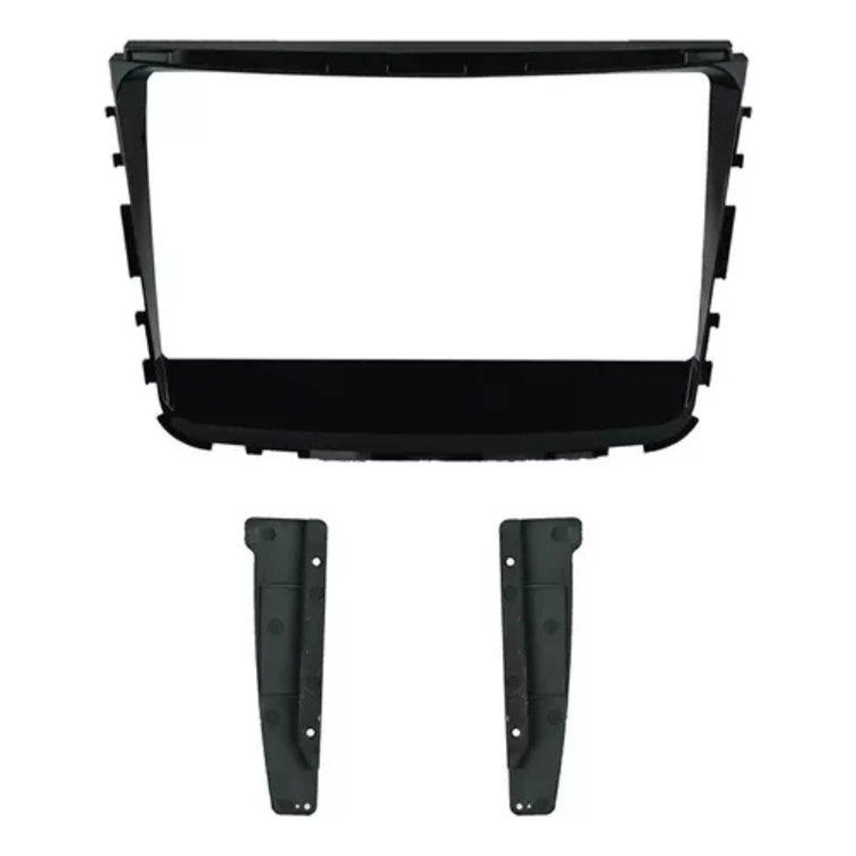 GENERICO - Bisel Adaptador Radio para Ssangyong Musso y Rexton 2018.