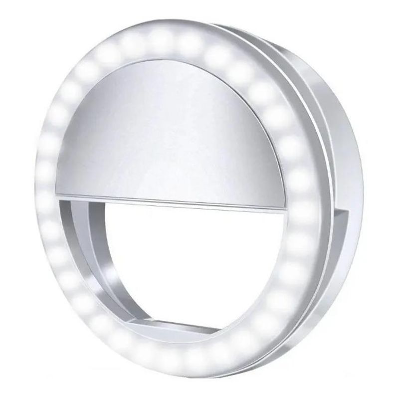 GENERICO - Aro de Luz LED Recargable para Celular con 36 LEDs