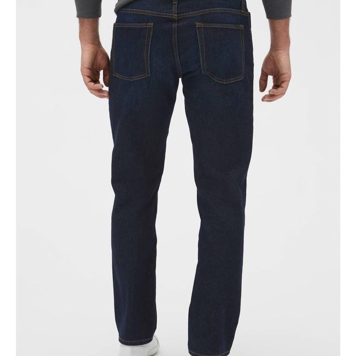 GAP - Jeans Straight Dark Wash Hombre Azul