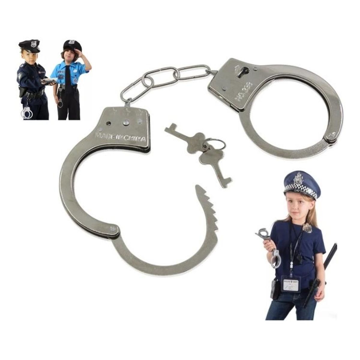 GENERICO - Esposas de Metal para Halloween y Cosplay - Juego de Rol