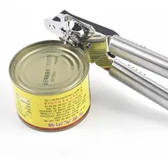 GENERICO - Abrelatas Manual de Acero Inoxidable para Cocina