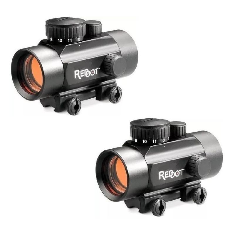 GENERICO - Mira Red Dot 1x40 con Montaje para Airsoft y Paintball