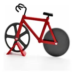 GENERICO - Cortador de Pizza Diseño Bicicleta Corta por Porciones