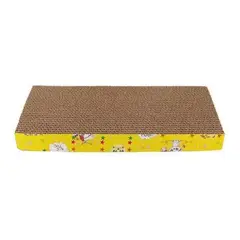 GENERICO - Rascador Grande de Cartón Corrugado para Gatos.