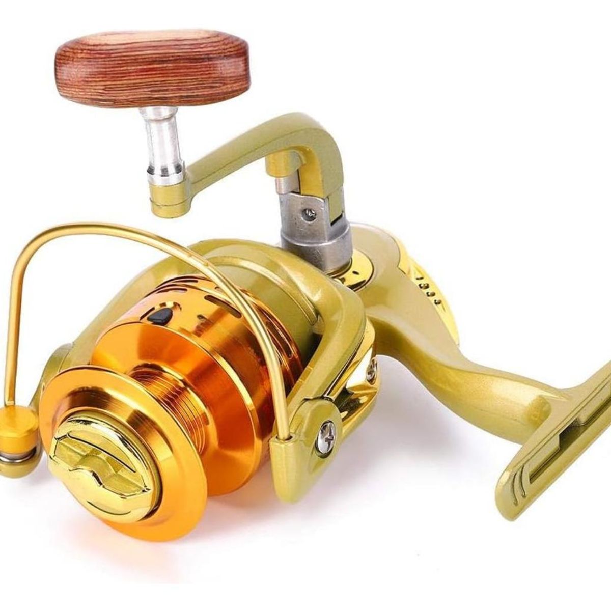 GENERICO - Carrete de Pesca Giratorio Yu-4000 con Gran Capacidad