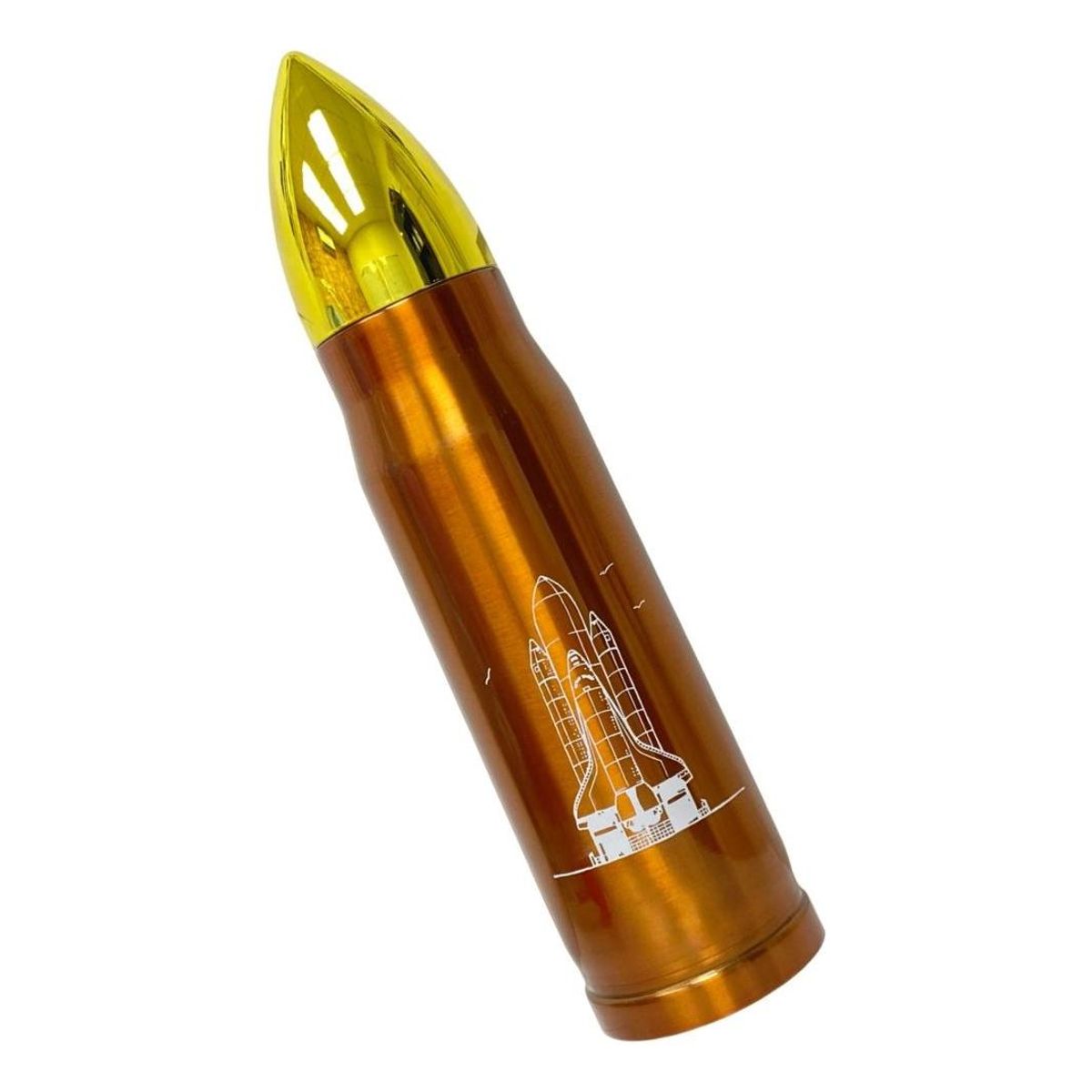 GENERICO - Termo de Acero en Forma de Bala 350ml para Bebidas