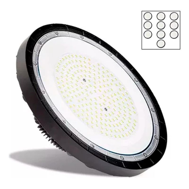 GENERICO - Pack de 10 Focos Plafón LED 100W IP65 Luz Fría 6500K