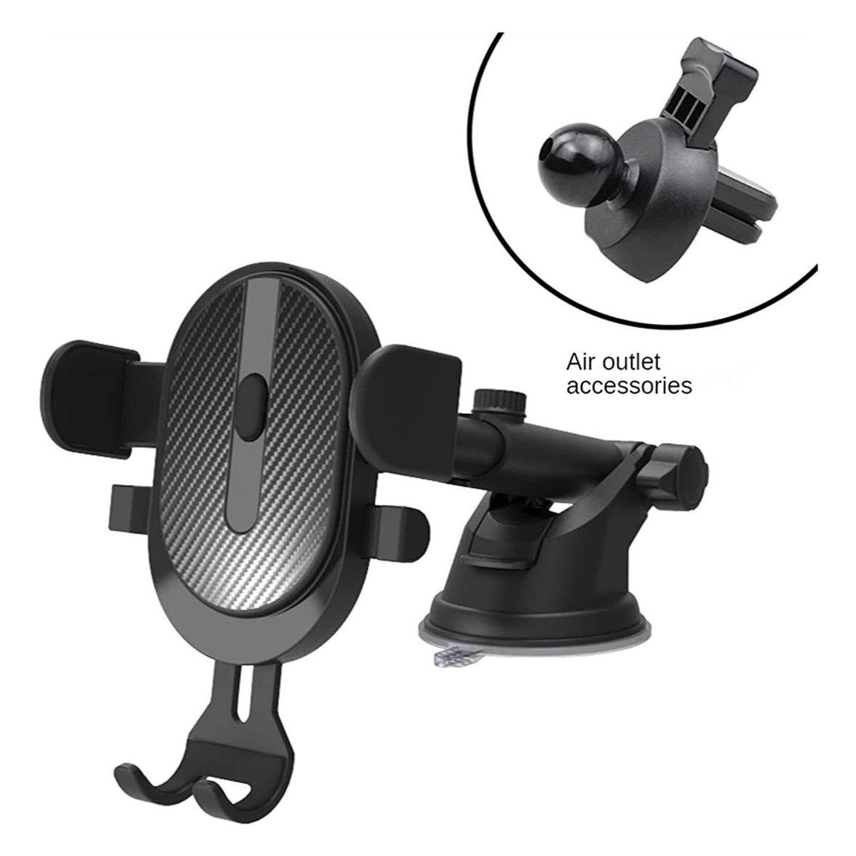 GENERICO - Soporte Universal para Teléfono en Auto Ajustable y Seguro