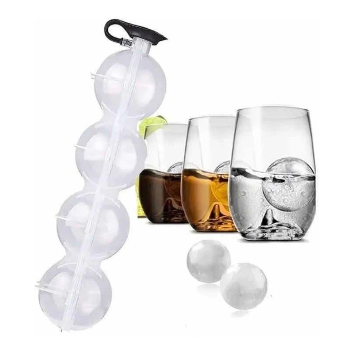 GENERICO - Cubeta para Hielo Esférico para Cócteles y Bebidas