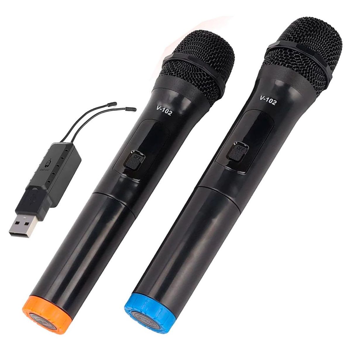 GENERICO - Micrófonos Inalámbricos Duales UHF para Karaoke y Presentaciones