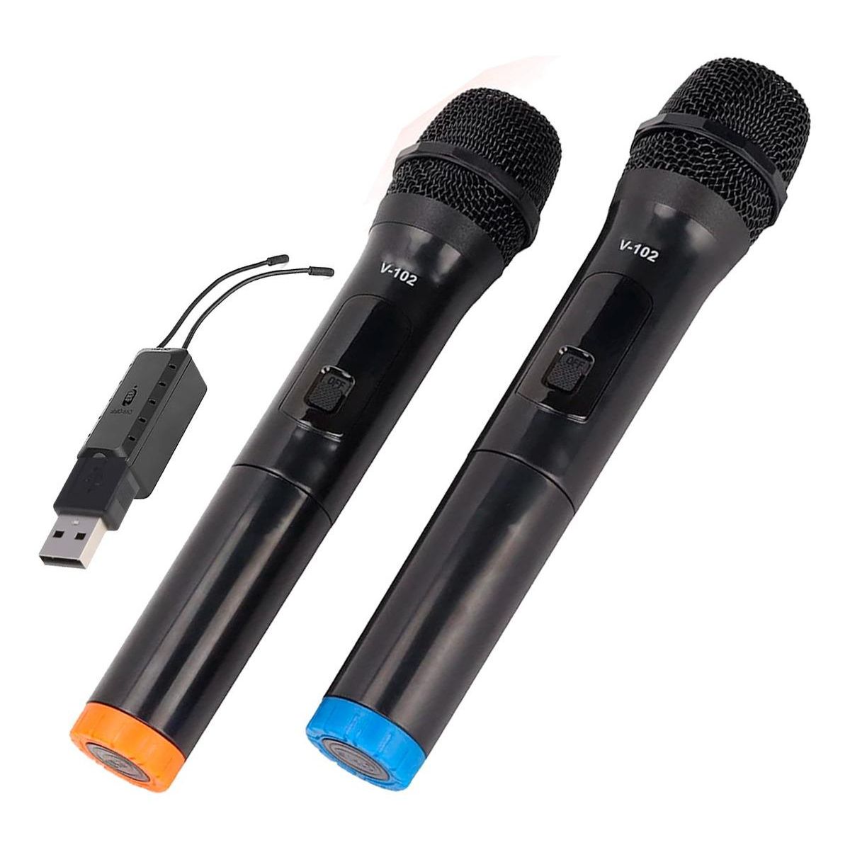 GENERICO - Micrófonos Inalámbricos Duales UHF para Karaoke y Presentaciones