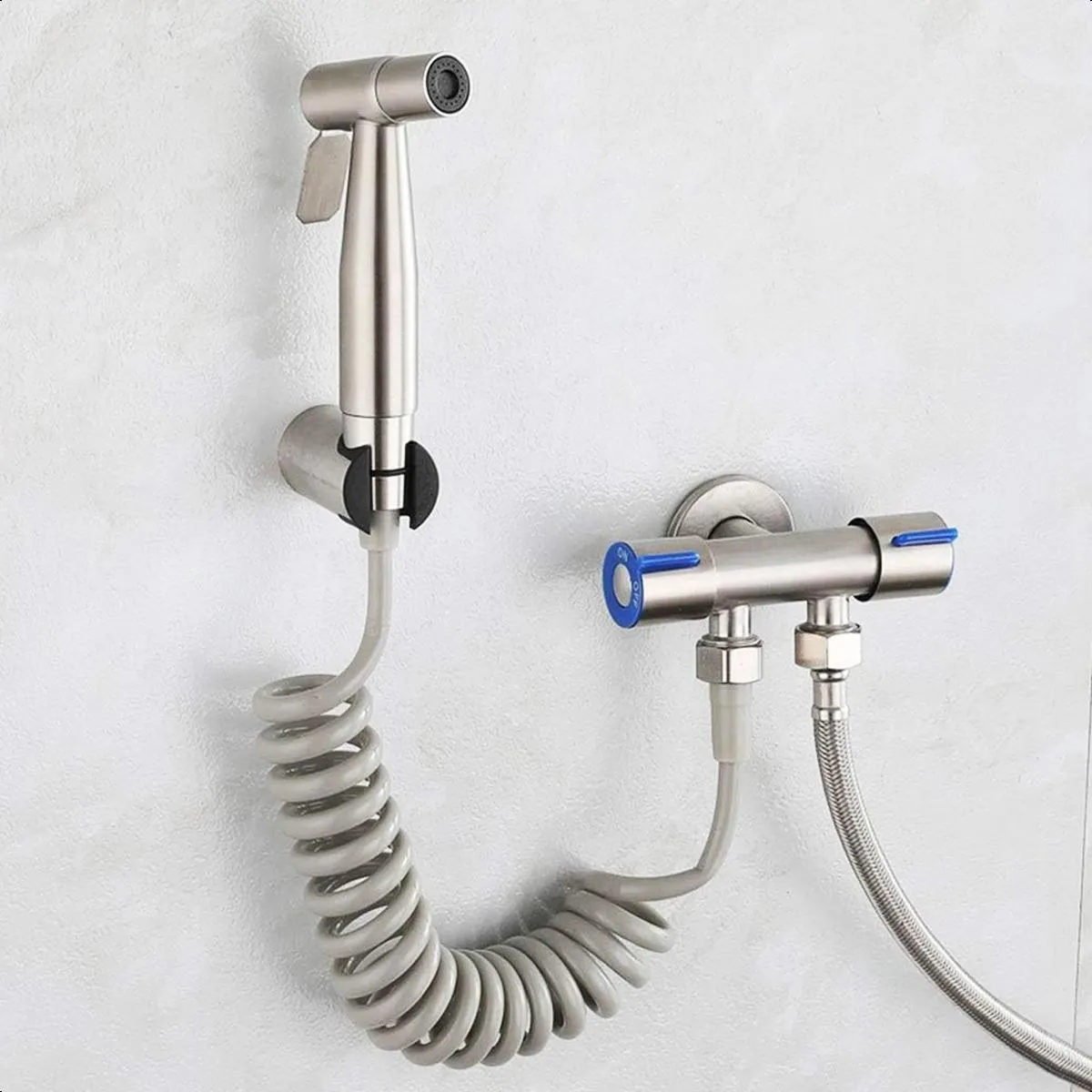 GENERICO - Ducha Bidet Manual de Acero Inoxidable para Baño