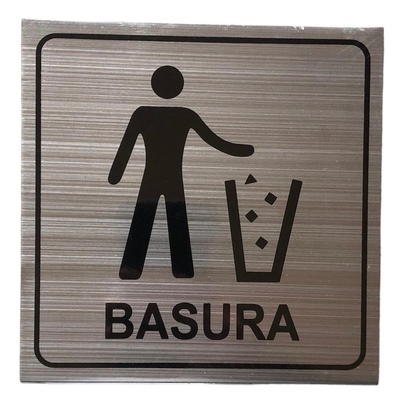 GENERICO - Señalética para Desechos Letrero para Botar Basura.