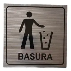 GENERICO - Señalética para Desechos Letrero para Botar Basura.