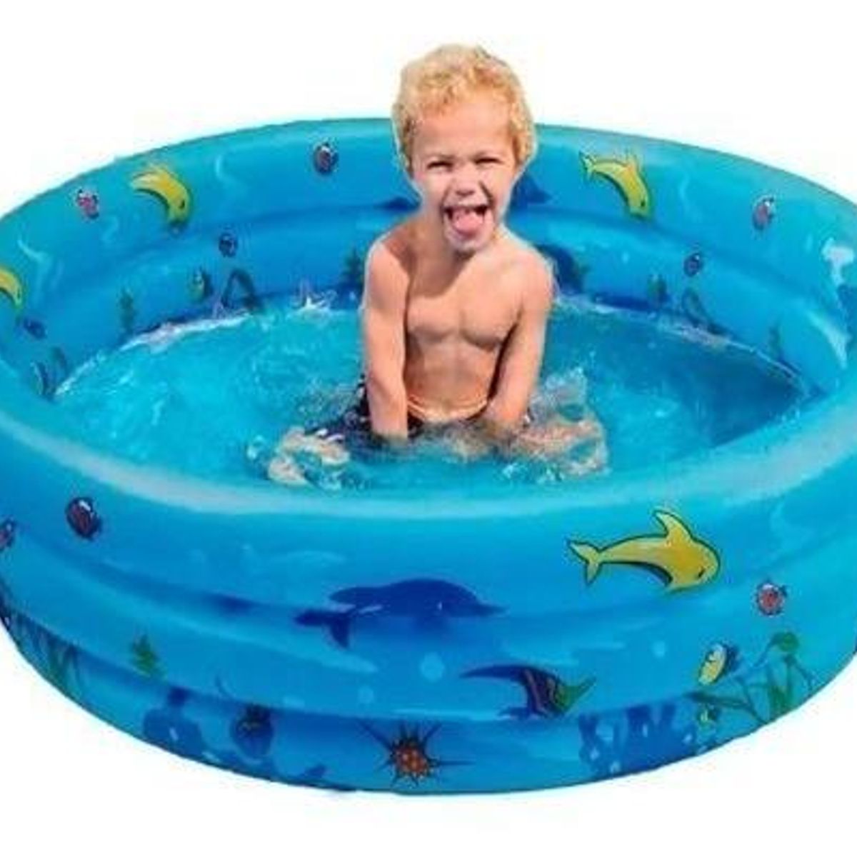 GENERICO - Piscina Inflable Resistente para Niños - Diversión en Verano