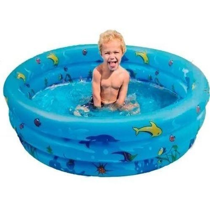 GENERICO - Piscina Inflable Resistente para Niños - Diversión en Verano