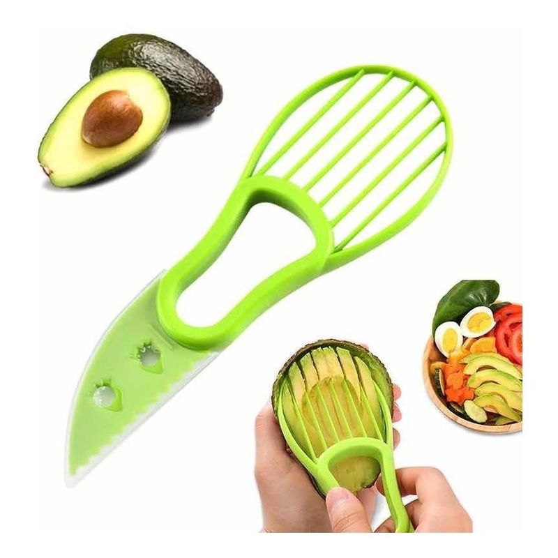 GENERICO - Rebanador de Palta y Verduras Rallador Multifuncional