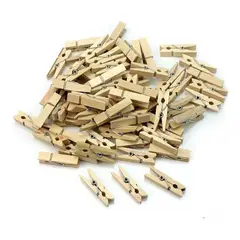 GENERICO - Pack de 20 Pinzas en Forma de Perro para Colgar Ropa