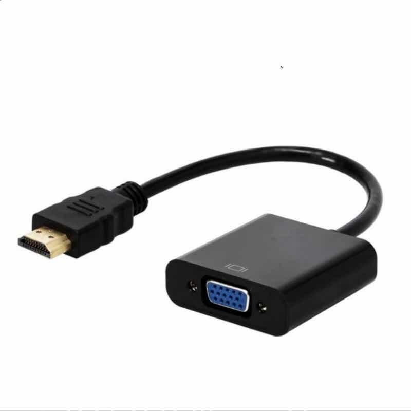 GENERICO - Adaptador Conversor HDMI a VGA con Audio para Proyector