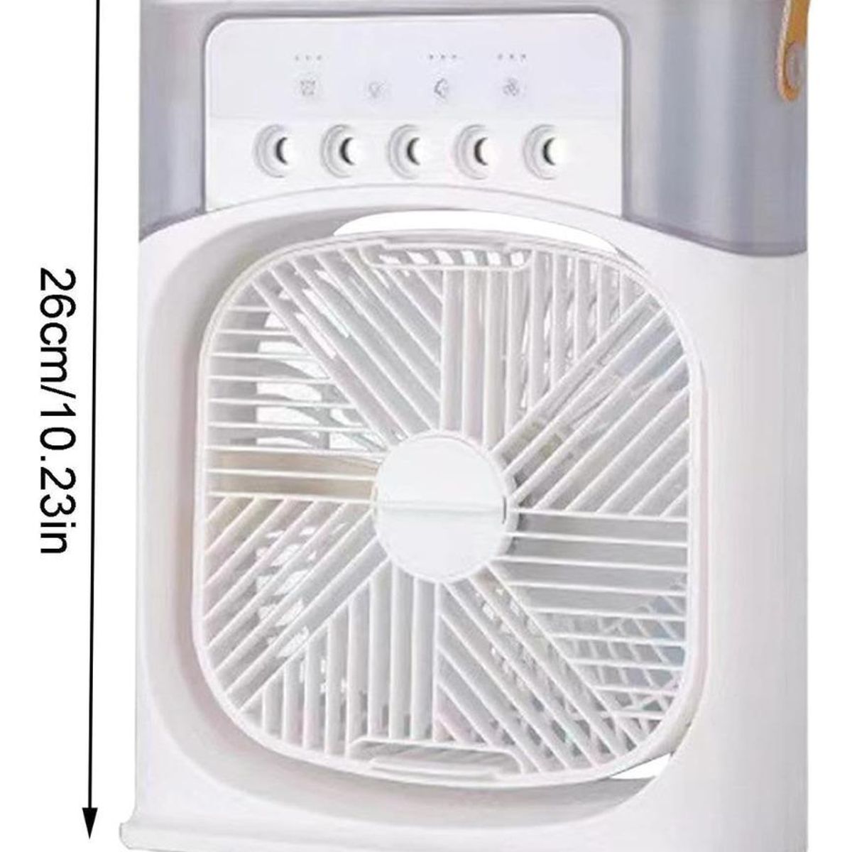 GENERICO - Ventilador Mini USB con Humificador y 3 Velocidades