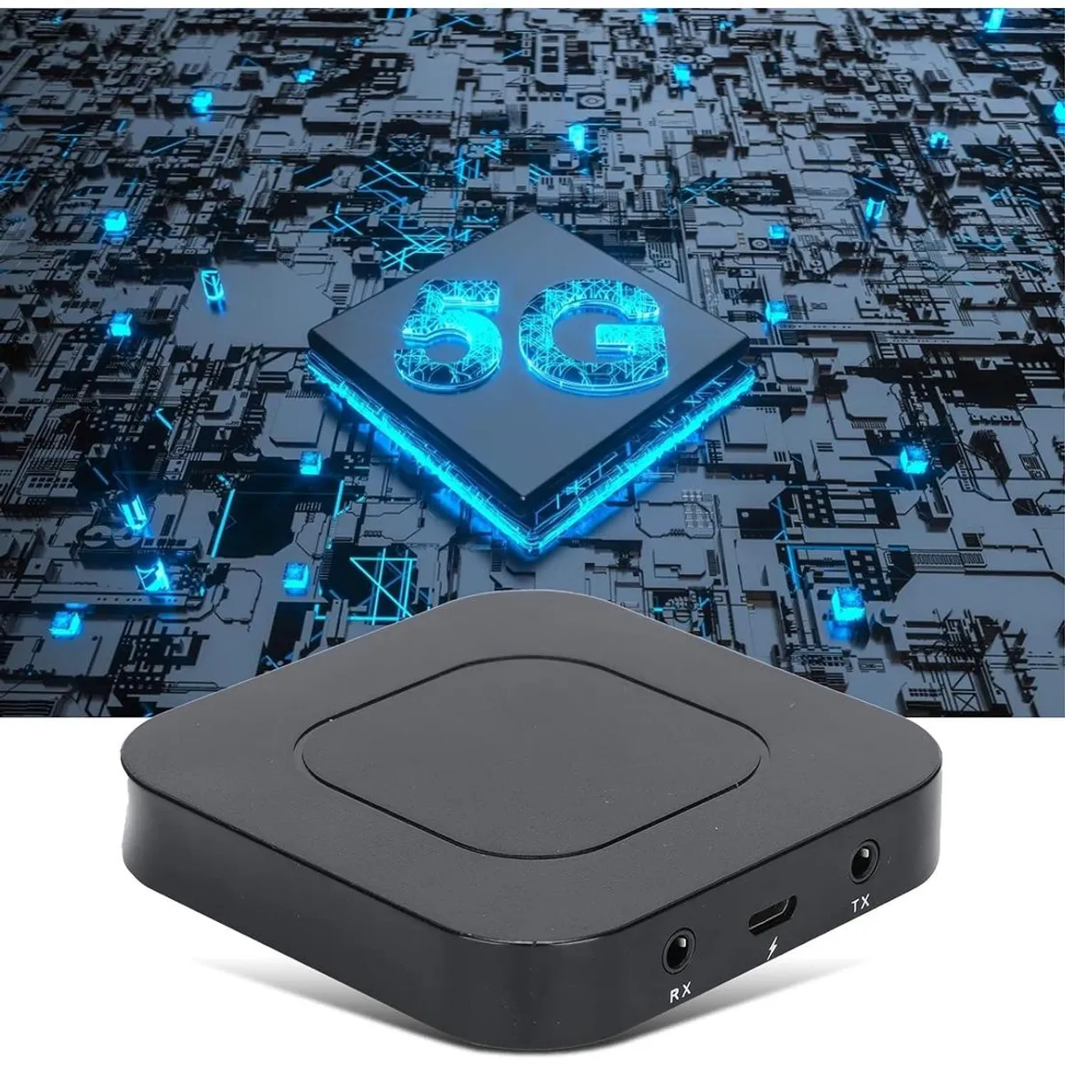 GENERICO - Transmisor y Receptor Bluetooth 50 con Conexiones Jack 35 y RCA