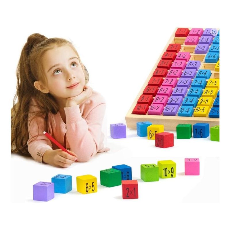 GENERICO - Bloques de Aprendizaje Montessori en Madera para Niños