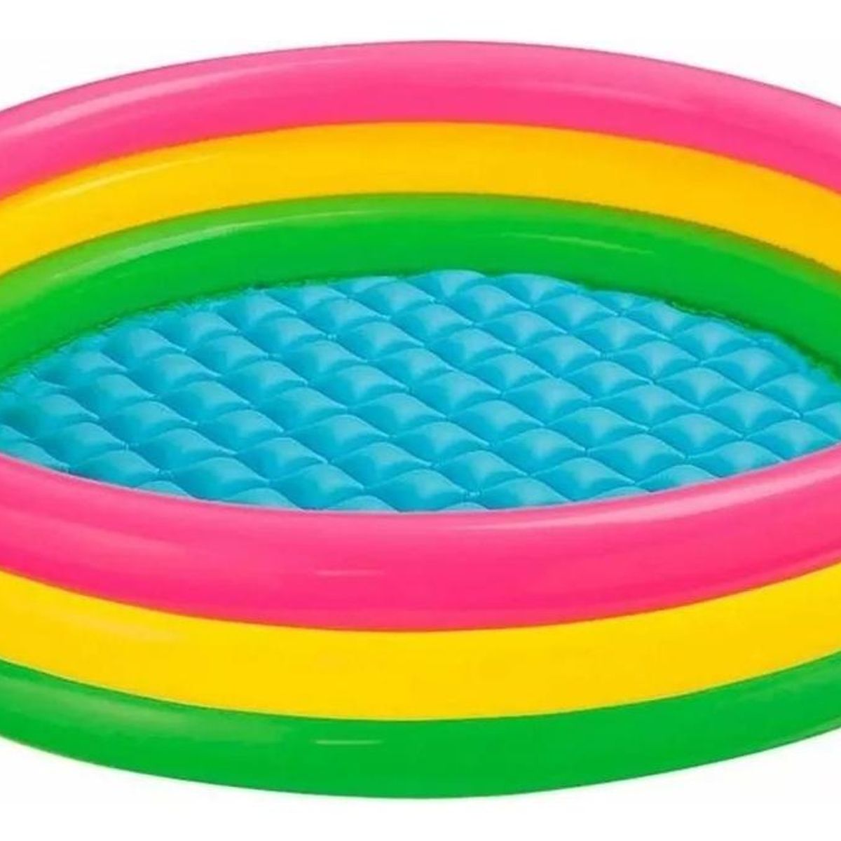 GENERICO - Piscina Inflable Redonda para Niños - Arcoíris 86 cm