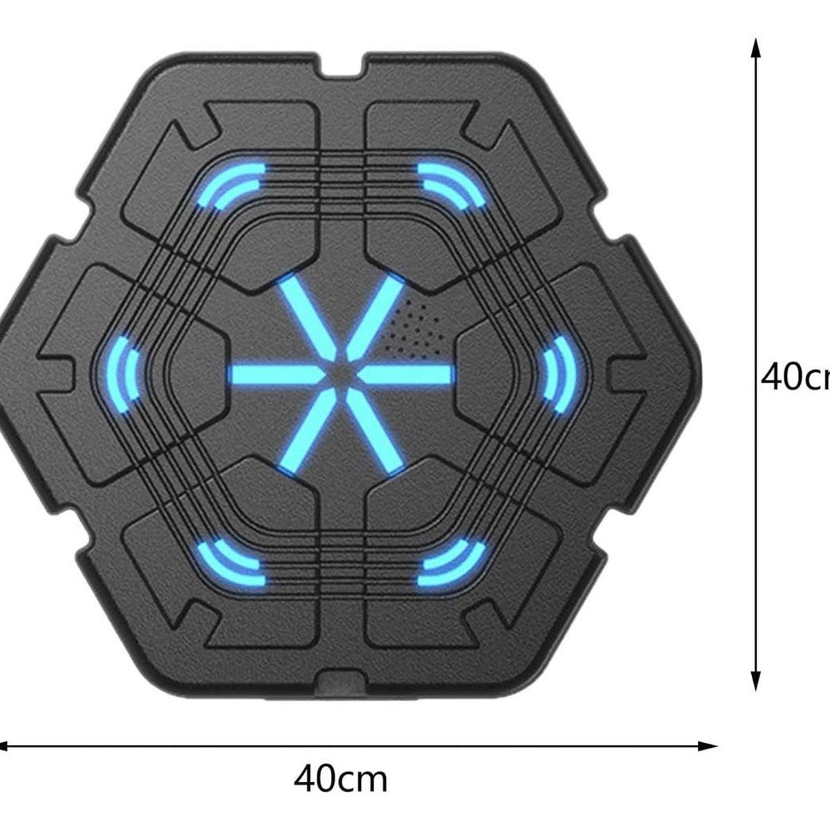 GENERICO - Máquina de Boxeo Bluetooth Redonda con Guantes 40cm