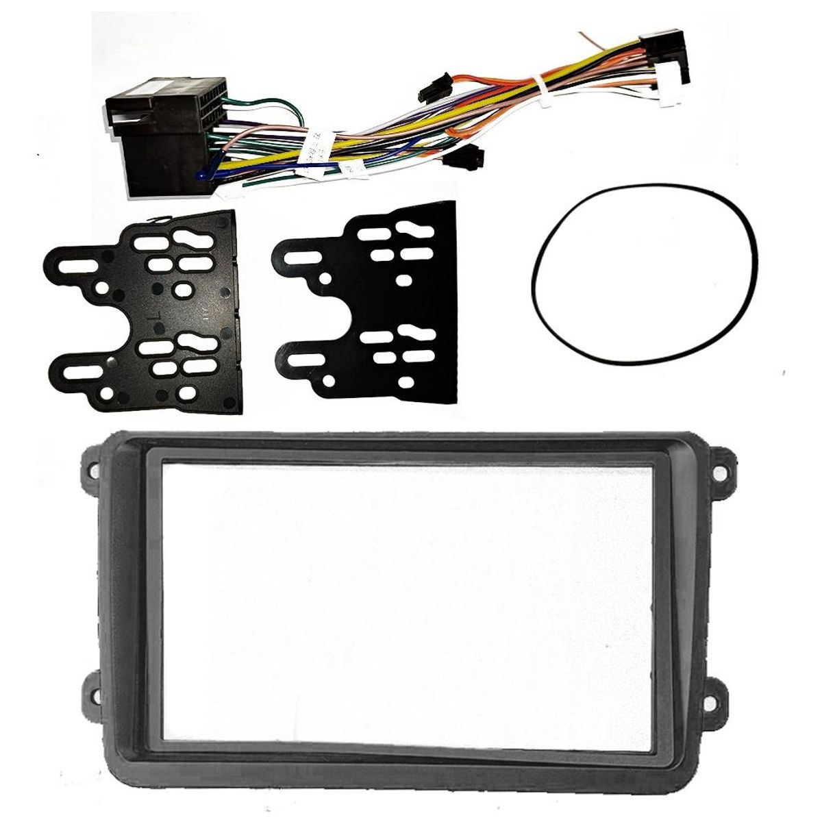 GENERICO - Bisel Adaptador Estéreo Genérico para Volkswagen 7 Pulgadas