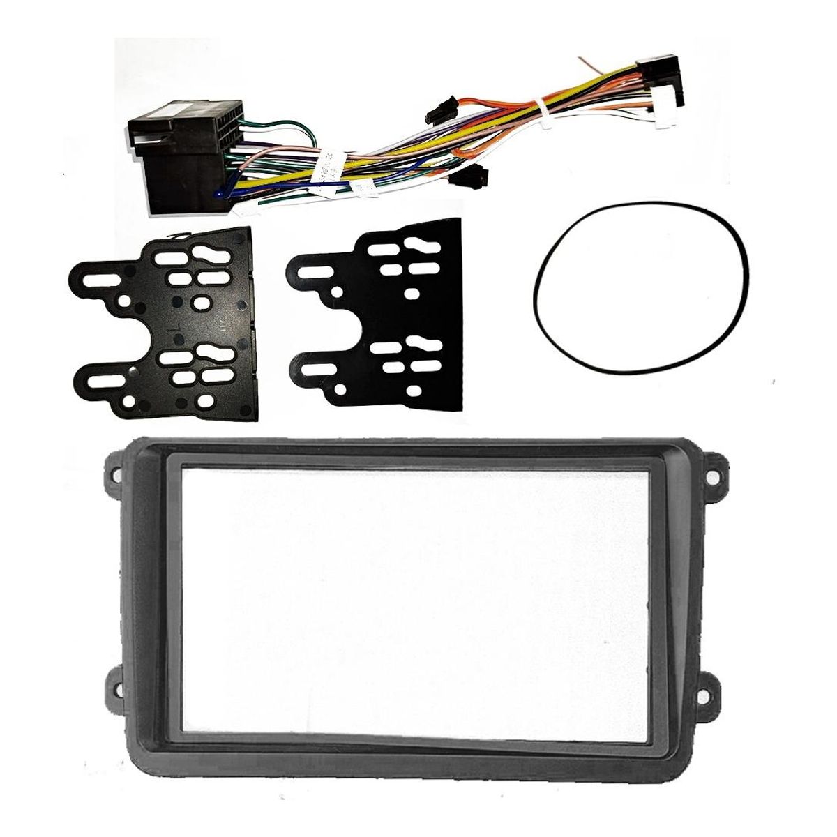 GENERICO - Bisel Adaptador Estéreo Genérico para Volkswagen 7 Pulgadas