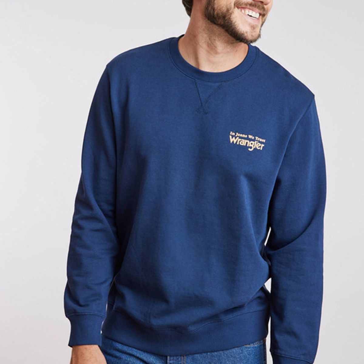 WRANGLER - Poleron Hombre Graphic Sweatshirt Navy