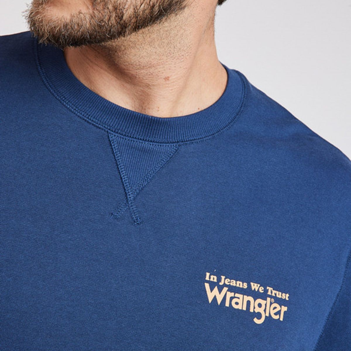 WRANGLER - Poleron Hombre Graphic Sweatshirt Navy