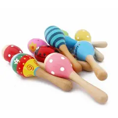 GENERICO - Par de Maracas Instrumentales de Colores Surtidos.