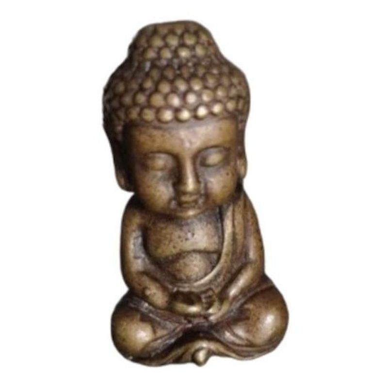 GENERICO - Estatua Mini Buda Bebé de Cobre Artesanía a Mano