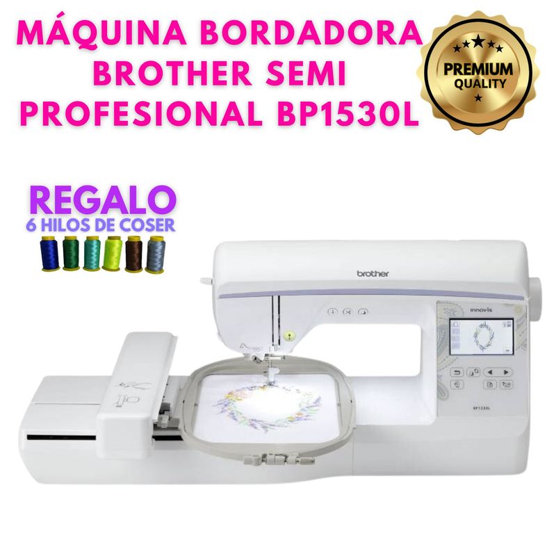 BROTHER - MÁQUINA BORDADORA BROTHER SEMI PROFESIONAL BP1530L.
