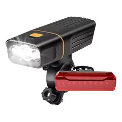 GENERICO - Luz Recargable para Bicicleta Delantera y Trasera IPX5