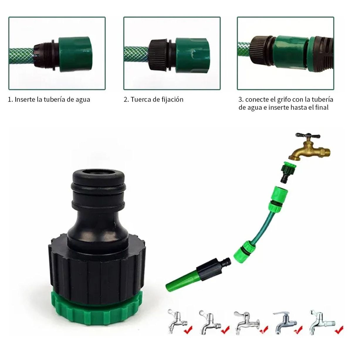 GENERICO - Manguera Reforzada de PVC de 50 Mts para Jardín