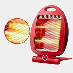 GENERICO - Calefactor Halógeno Portátil 800W para Calentar Espacios